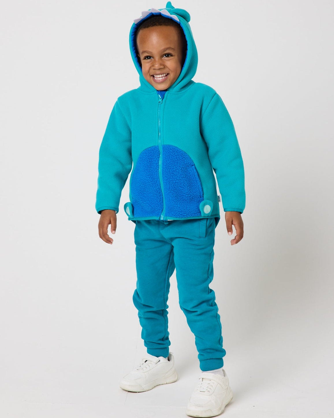 Snuggz Kids Dinosaur Zip Fleece Jacket