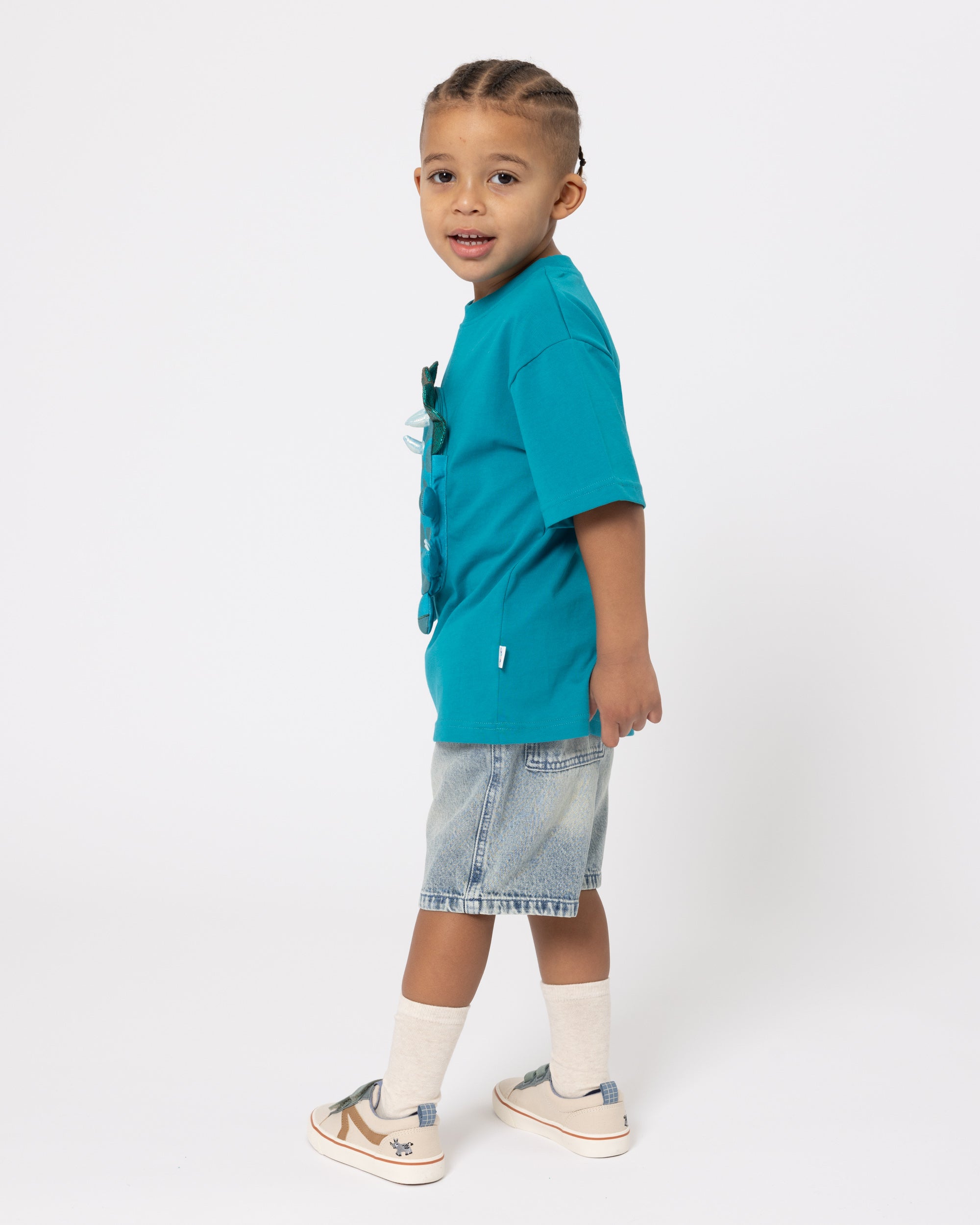 Snuggz Boys Dino Zip Pocket Pal T-Shirt
