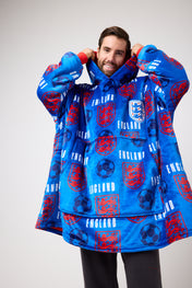 Snuggz Adults Original - England Football Hooded Blanket