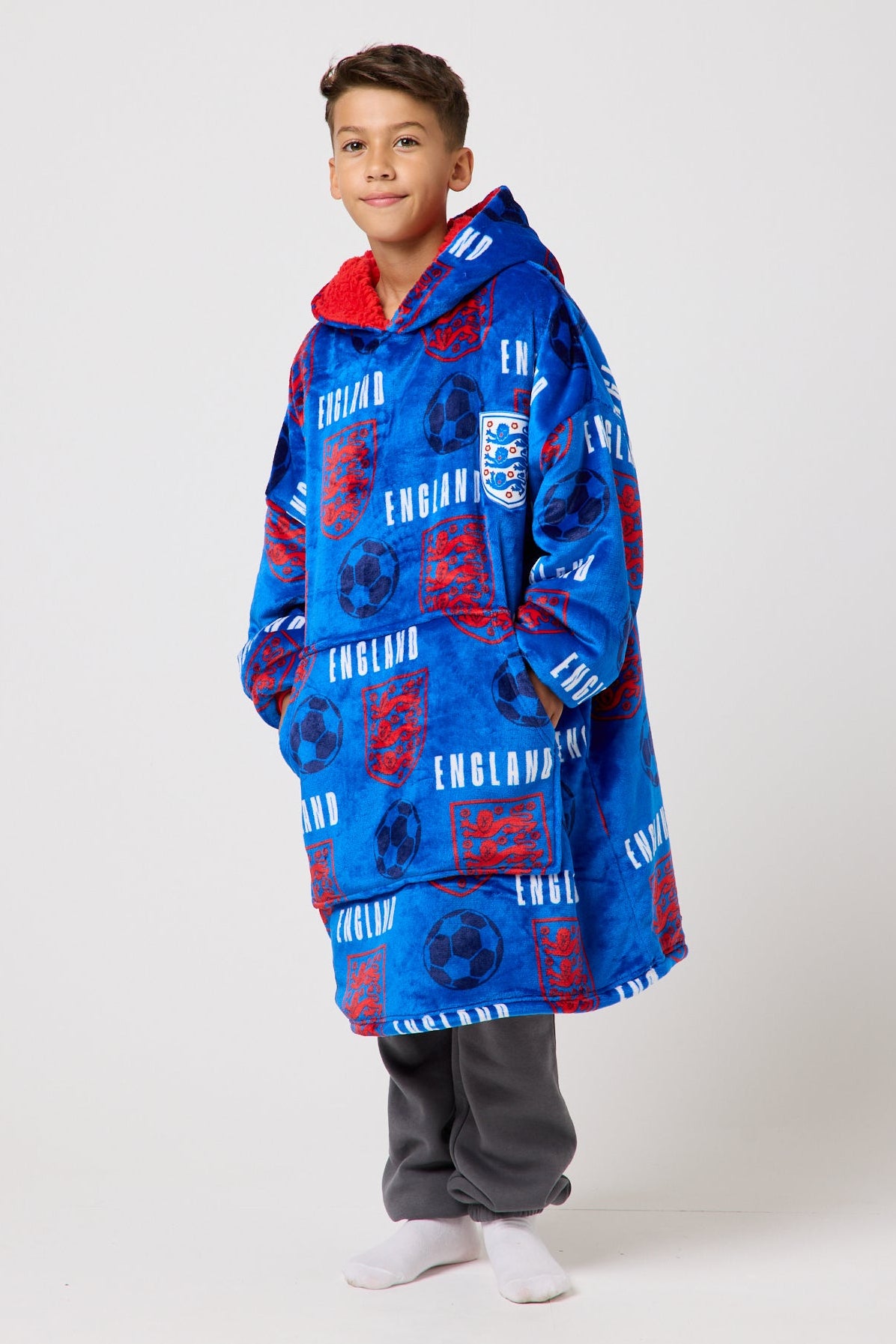 Snuggz Adults Original - England Football Hooded Blanket