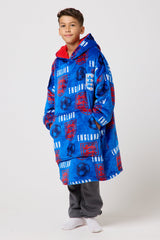 Snuggz Original Kids England Football Hooded Blanket
