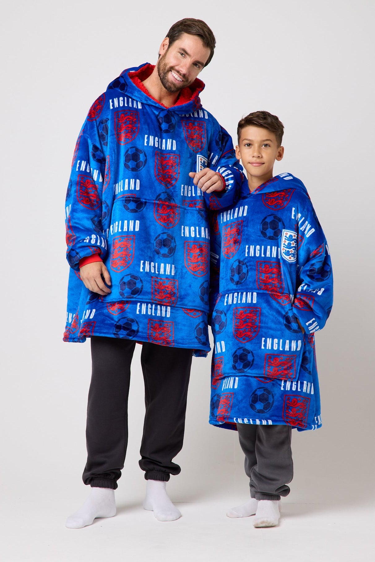 Snuggz Adults Original - England Football Hooded Blanket