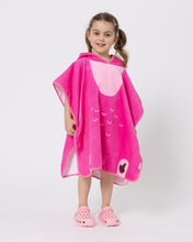 Snuggz Flamingo Towelling Beach Poncho With Swim Bag