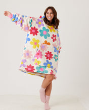 Snuggz Original - Adult Flower Power Hooded Blanket