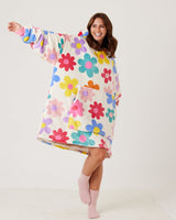 Snuggz Original - Adult Flower Power Hooded Blanket