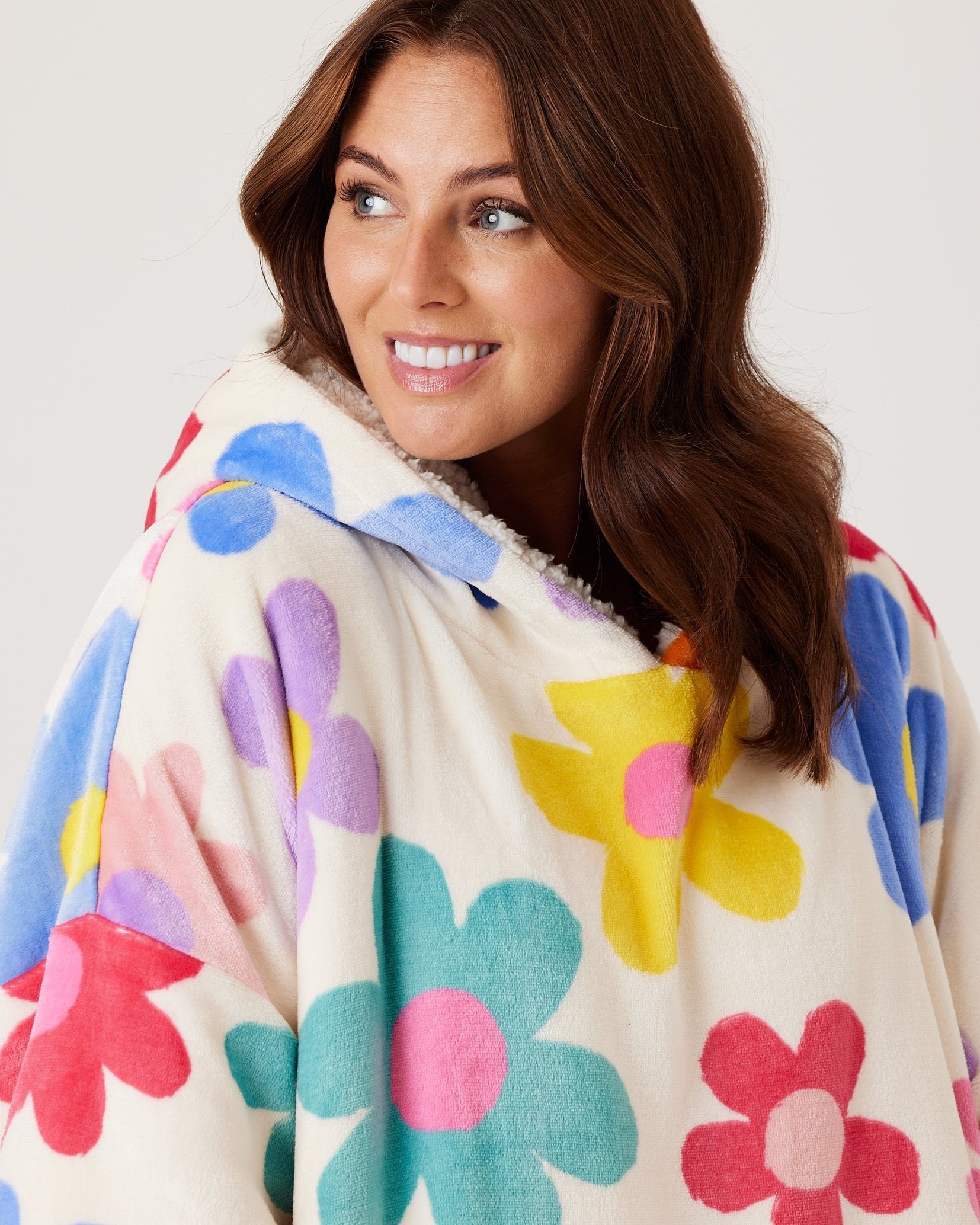 Snuggz Original - Adult Flower Power Hooded Blanket