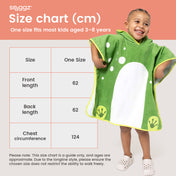 Snuggz Frog Towelling Beach Poncho With Swim Bag