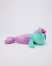 Gabby's Dollhouse Mercat weighted plush side view with mermaid tail