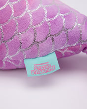 Mercat shimmering silver mermaid-scale tail with Gabby's Dollhouse label