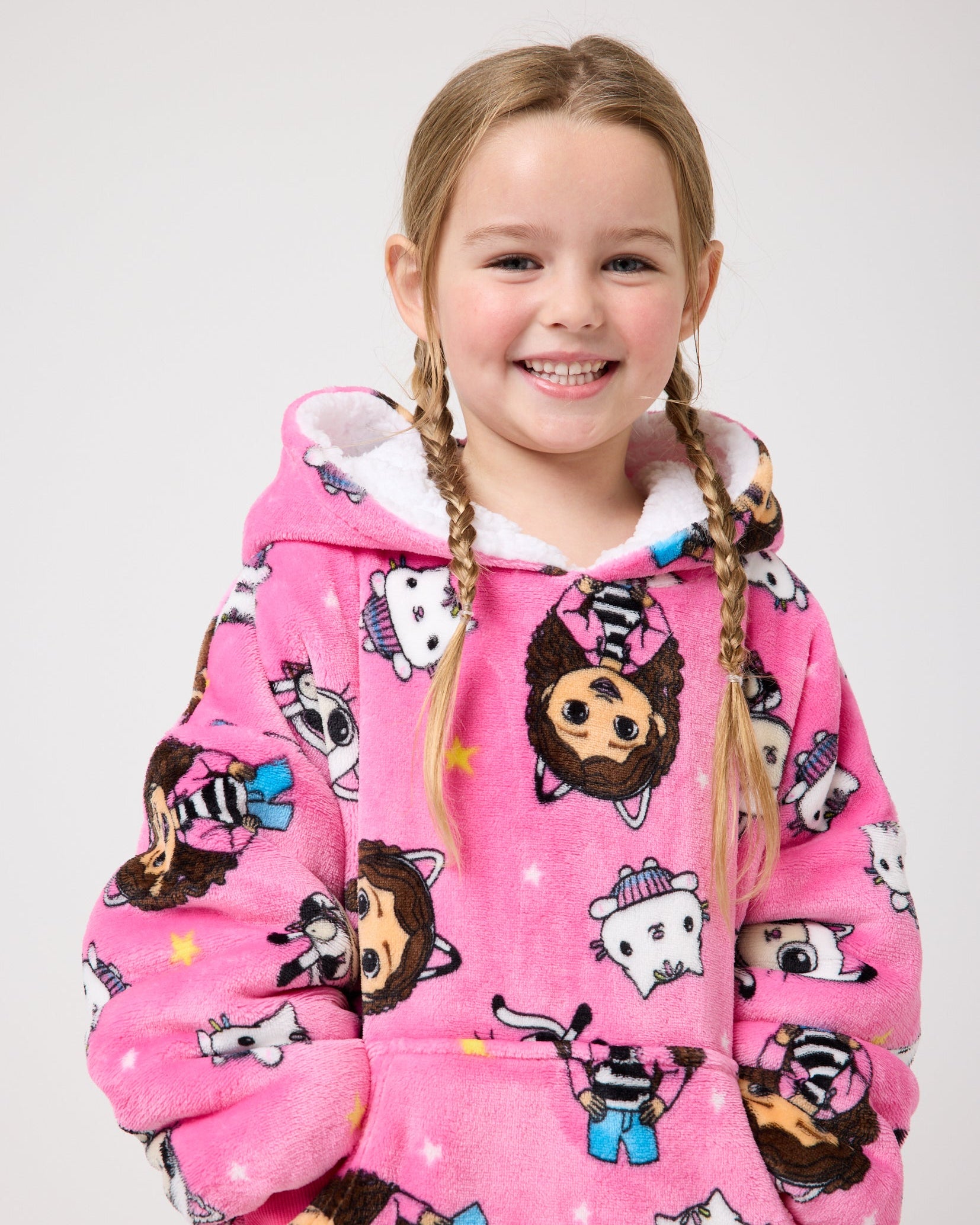 Snuggz Original Kids Gabby's Dollhouse Hooded Blanket