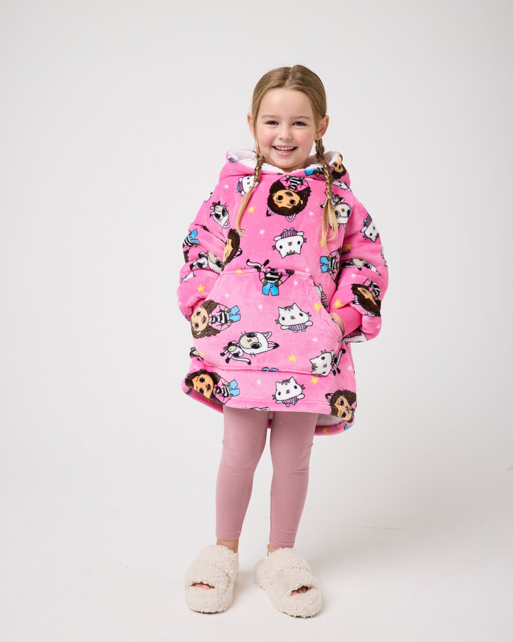 Snuggz Original Kids Gabby's Dollhouse Hooded Blanket