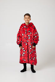 Snuggz Lite Kids Spiderman Hooded Blanket