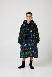 Snuggz Adult Original - Gamer Print Hooded Blanket