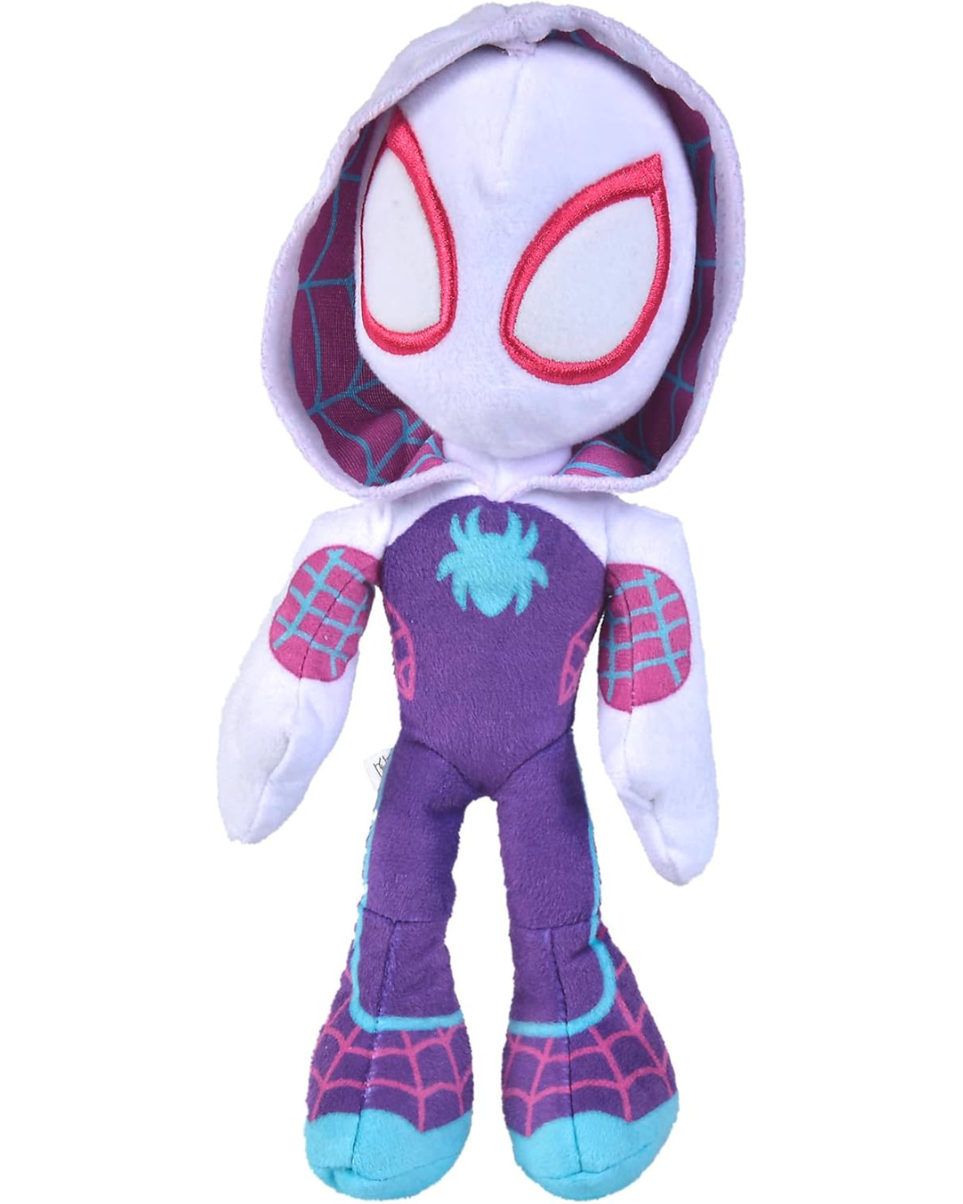 Ghost Spider Action Glow-in the dark Marvel Official Snuggz Licenced Plush Toy - Medium size