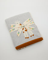 Snuggz Cotton Knitted Giraffe Baby Blanket, 80 x 100 cm