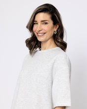 Snuggz Premium Grey Marl Sandwash Scuba Boxy T-Shirt