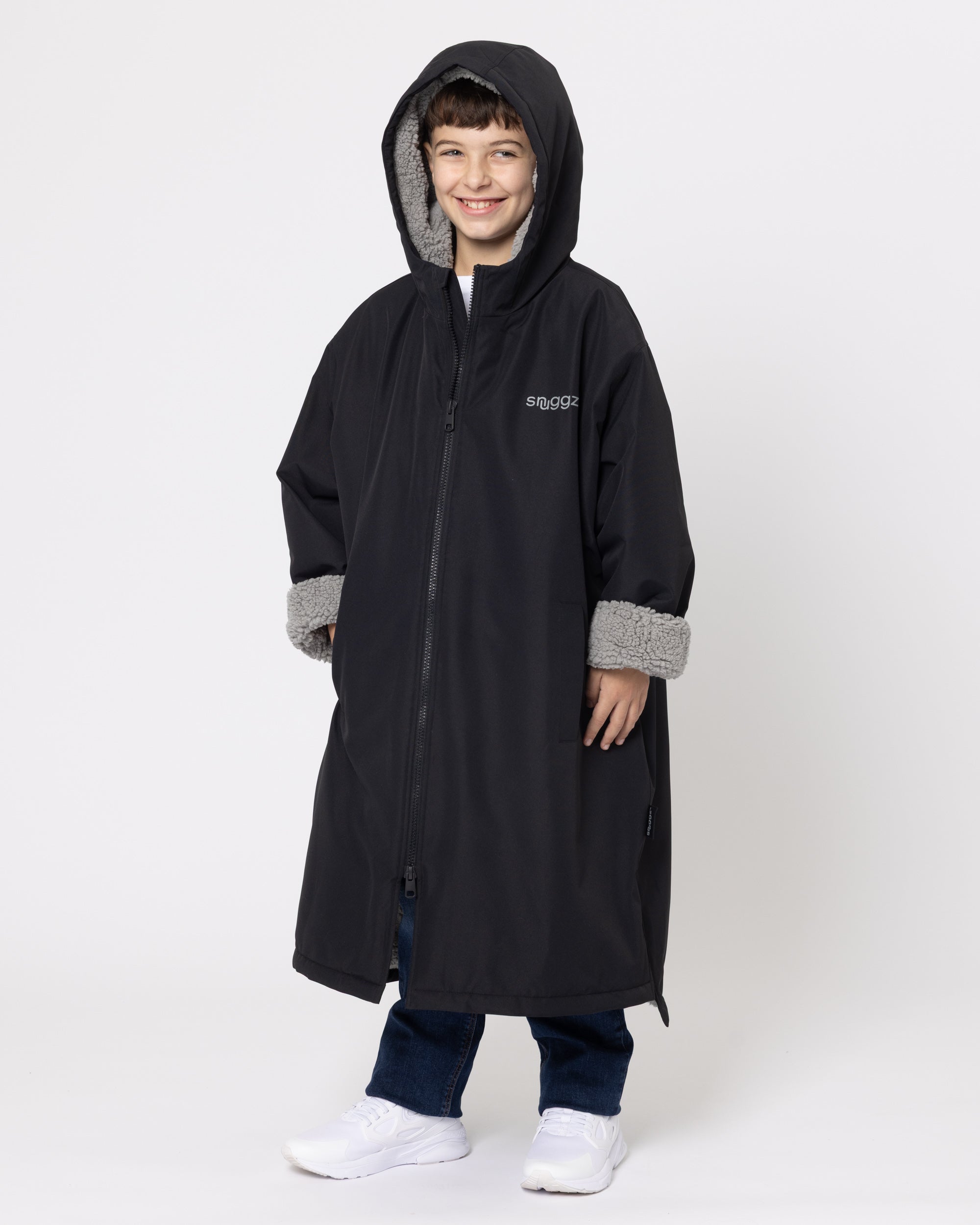 Snuggz Lite Boys Grey Changing Robe