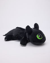 Toothless weighted plush toy front view - HTTYD dragon sensory toy