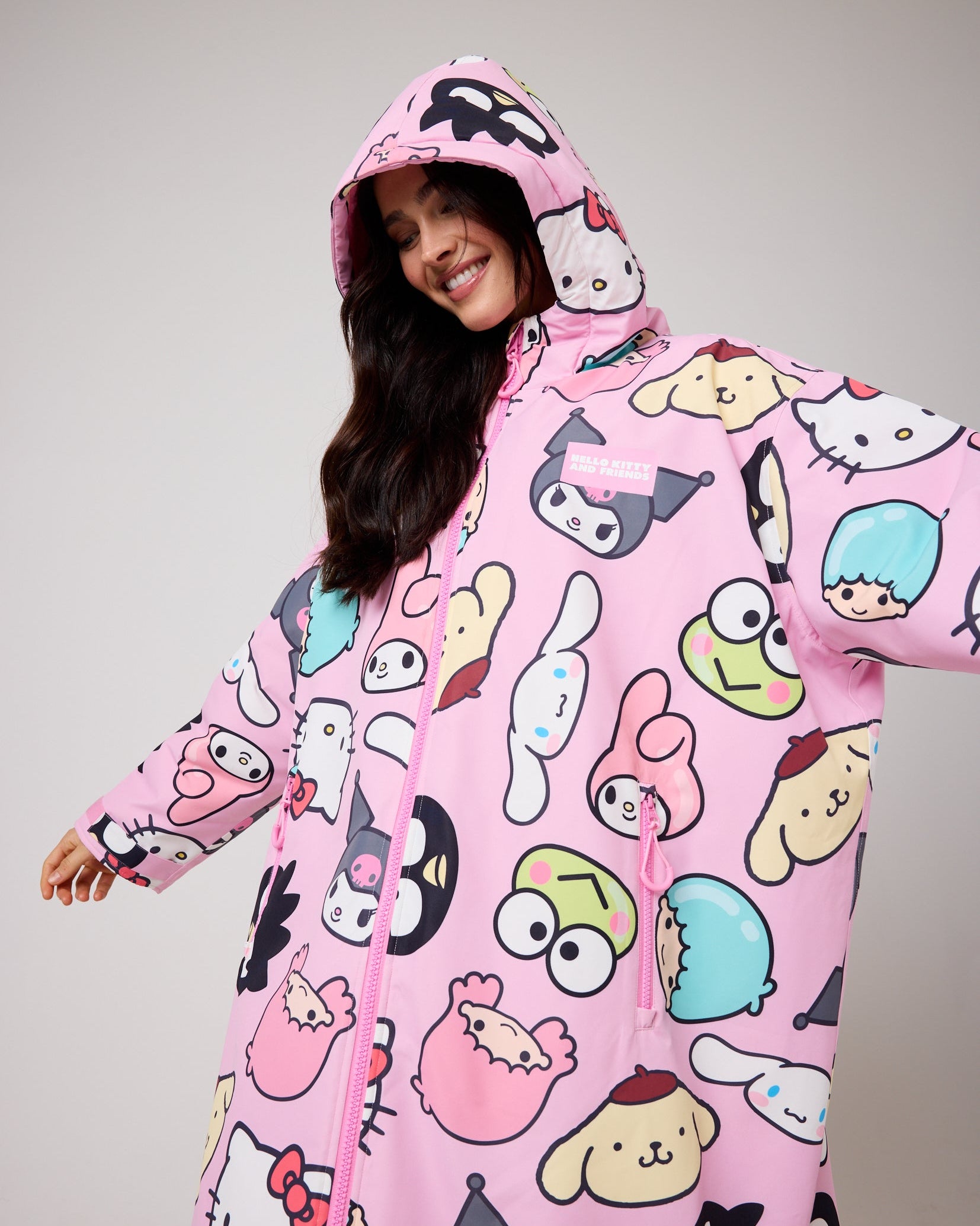 Snuggz Original Adult Hello Kitty and Friends Changing Robe