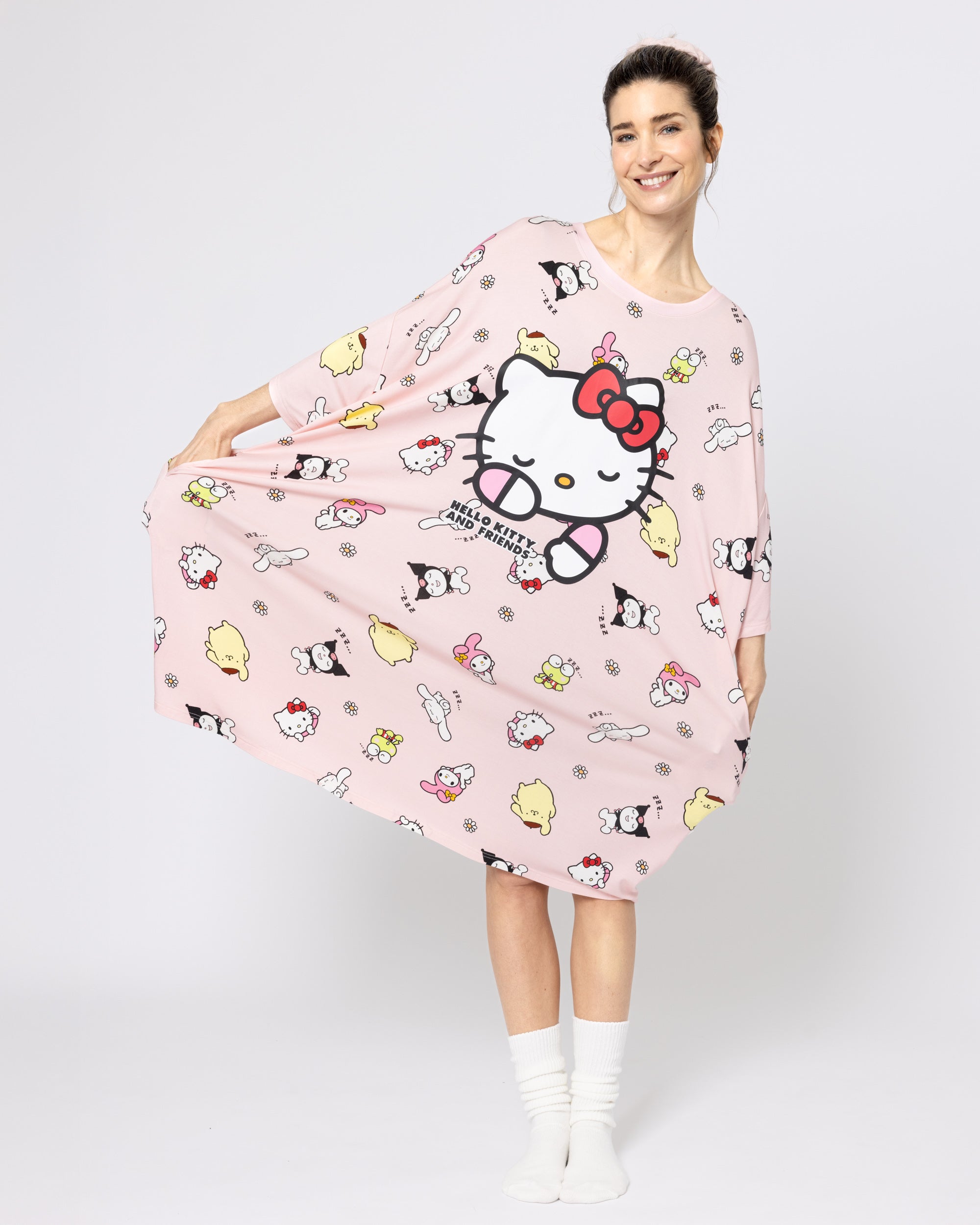 Snuggz Hello Kitty Bamboo Sleep Tee