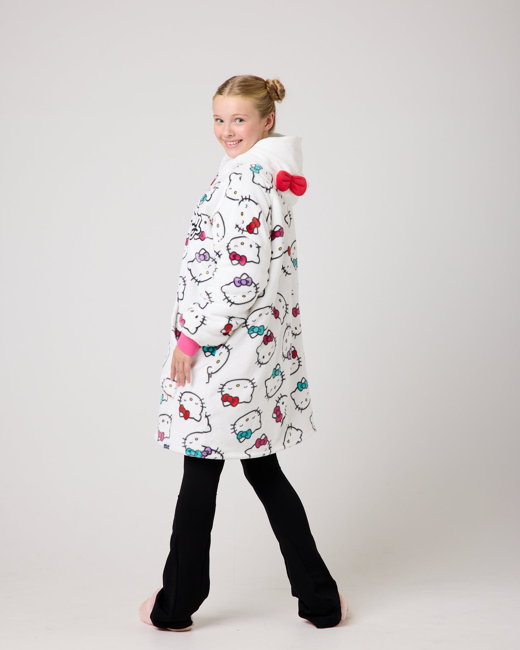 Snuggz Original Kids Hello Kitty Hooded Blanket