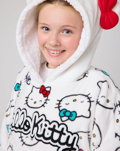 Snuggz Original Kids Hello Kitty Hooded Blanket