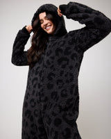 Snuggz Women Charcoal Animal Onesie