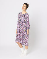 Snuggz Women Leopard Print Bamboo Oversized Sleep Tee