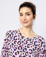 Snuggz Women Leopard Print Bamboo Oversized Sleep Tee