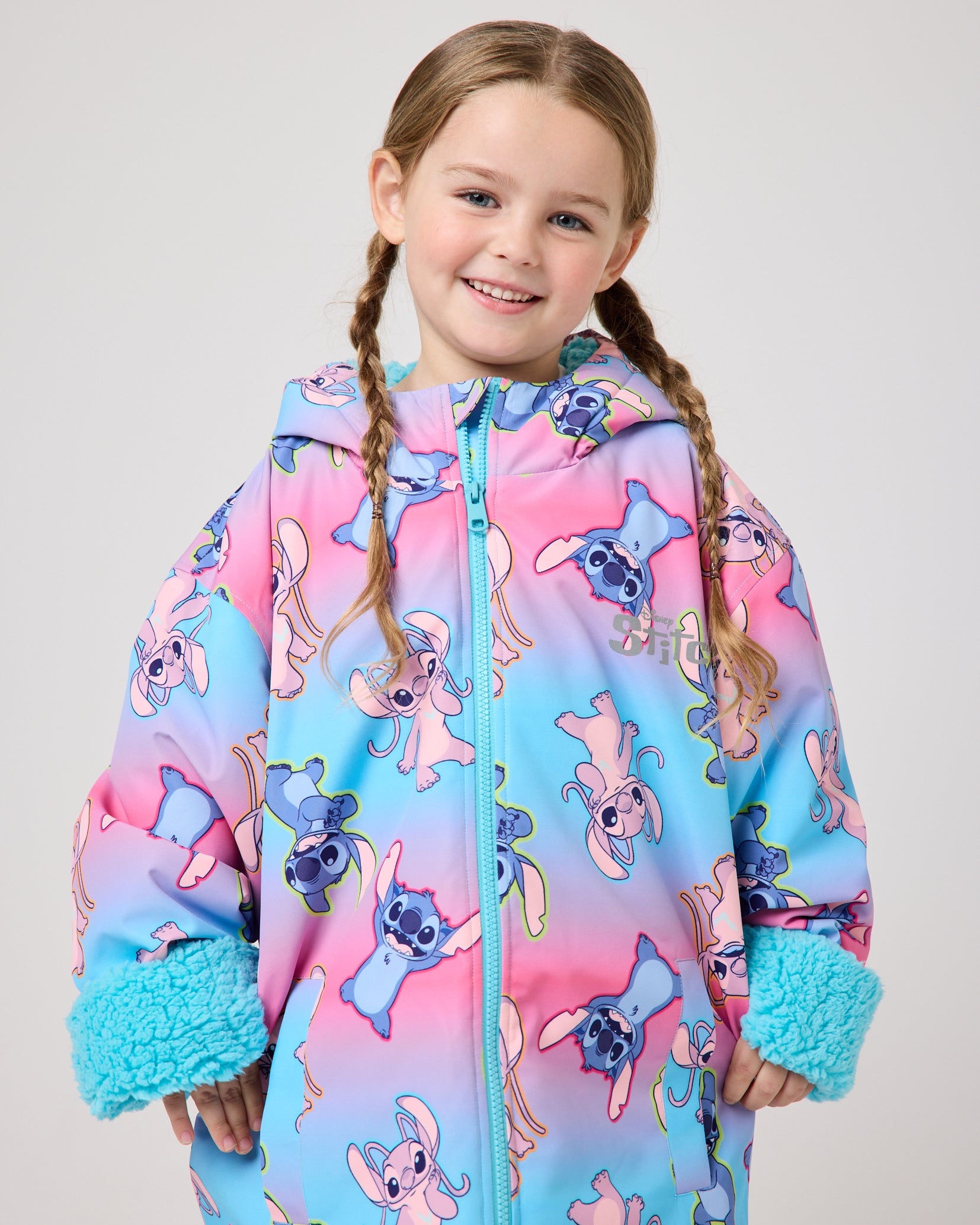 Snuggz Lite Kids Stitch & Angel Licensed Changing Robe