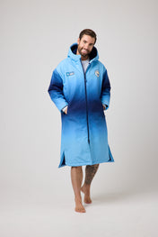 Snuggz Original Adults Manchester City Changing Robe and Swim Shorts Set