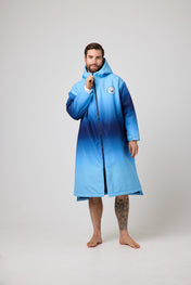 Snuggz Original Adults Manchester City Changing Robe and Swim Shorts Set