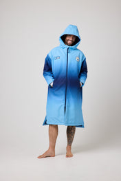 Snuggz Original Adults Manchester City Changing Robe and Swim Shorts Set