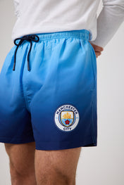 Snuggz Original Adults Manchester City Changing Robe and Swim Shorts Set