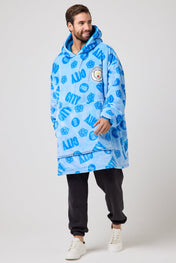 Snuggz Original Kids Manchester City Hooded Blanket