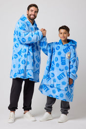 Snuggz Original Kids Manchester City Hooded Blanket