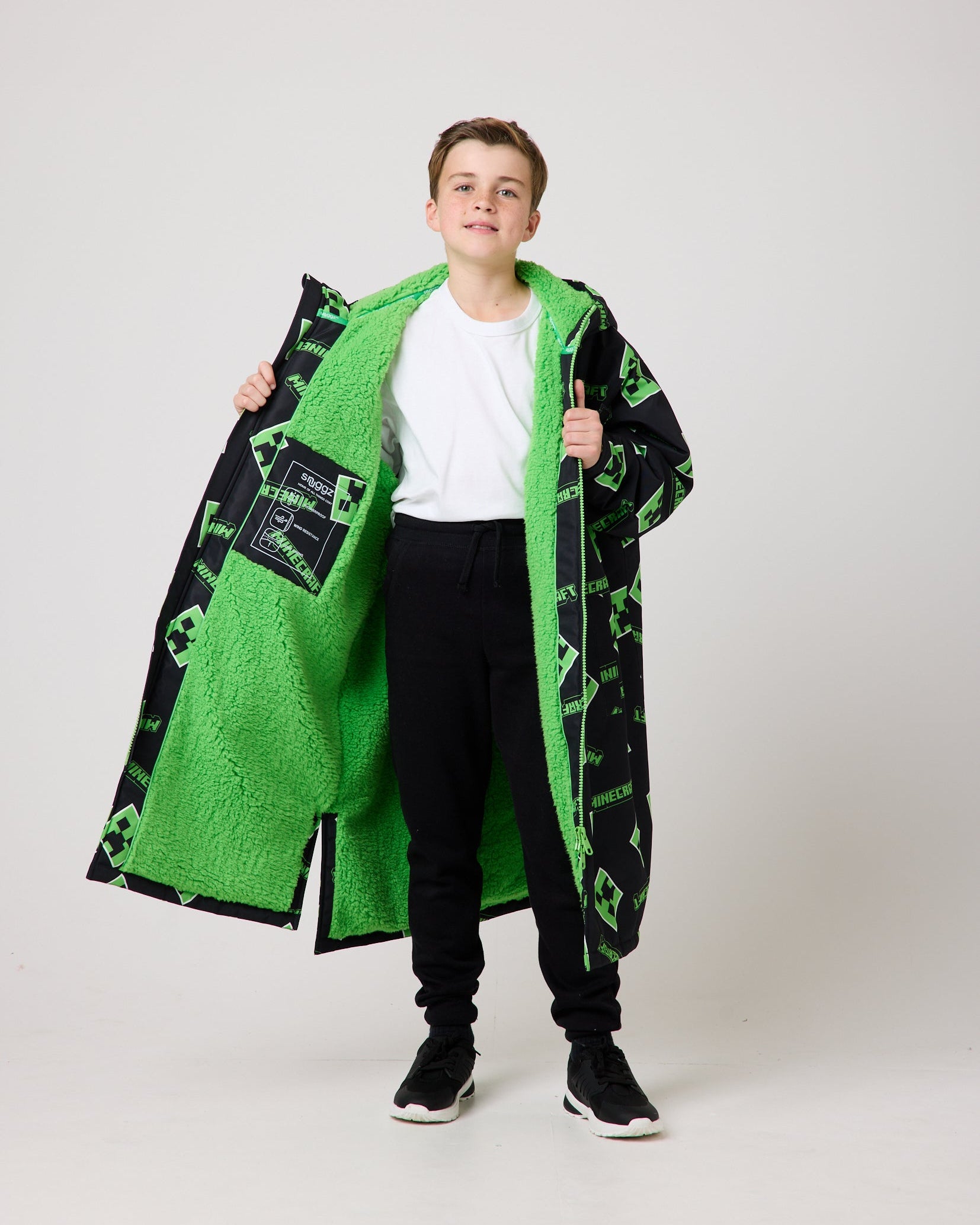 Snuggz Lite Kids Minecraft Changing Robe