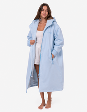 Snuggz  Women Blue Reversible Changing Robe