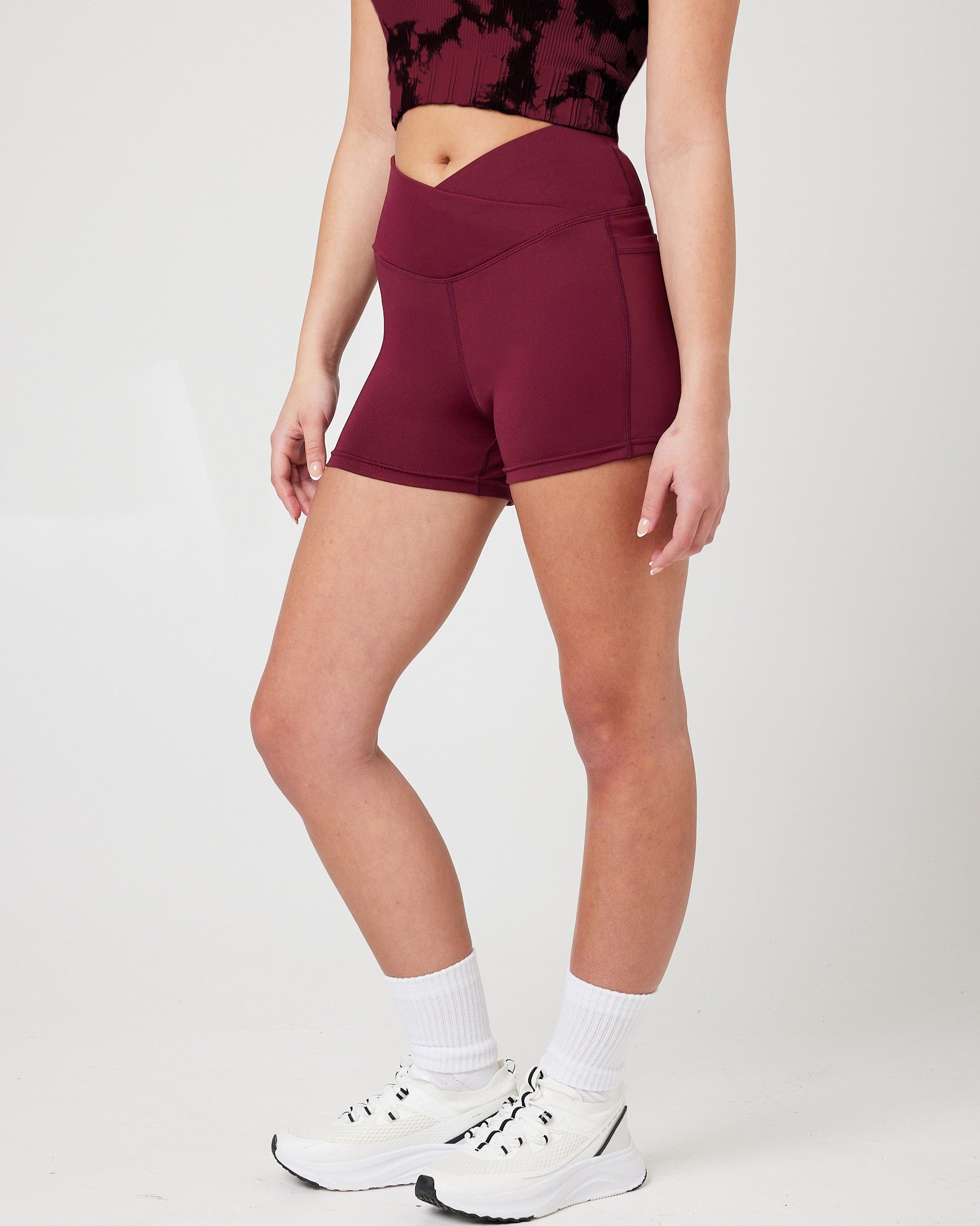 SnuggzFit High-Waisted Pocket Shorts