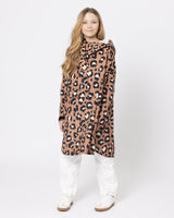 Snuggz Kids Neutral Leopard Print Rain Poncho