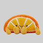 Snuggz Orange Weighted Plush Toy