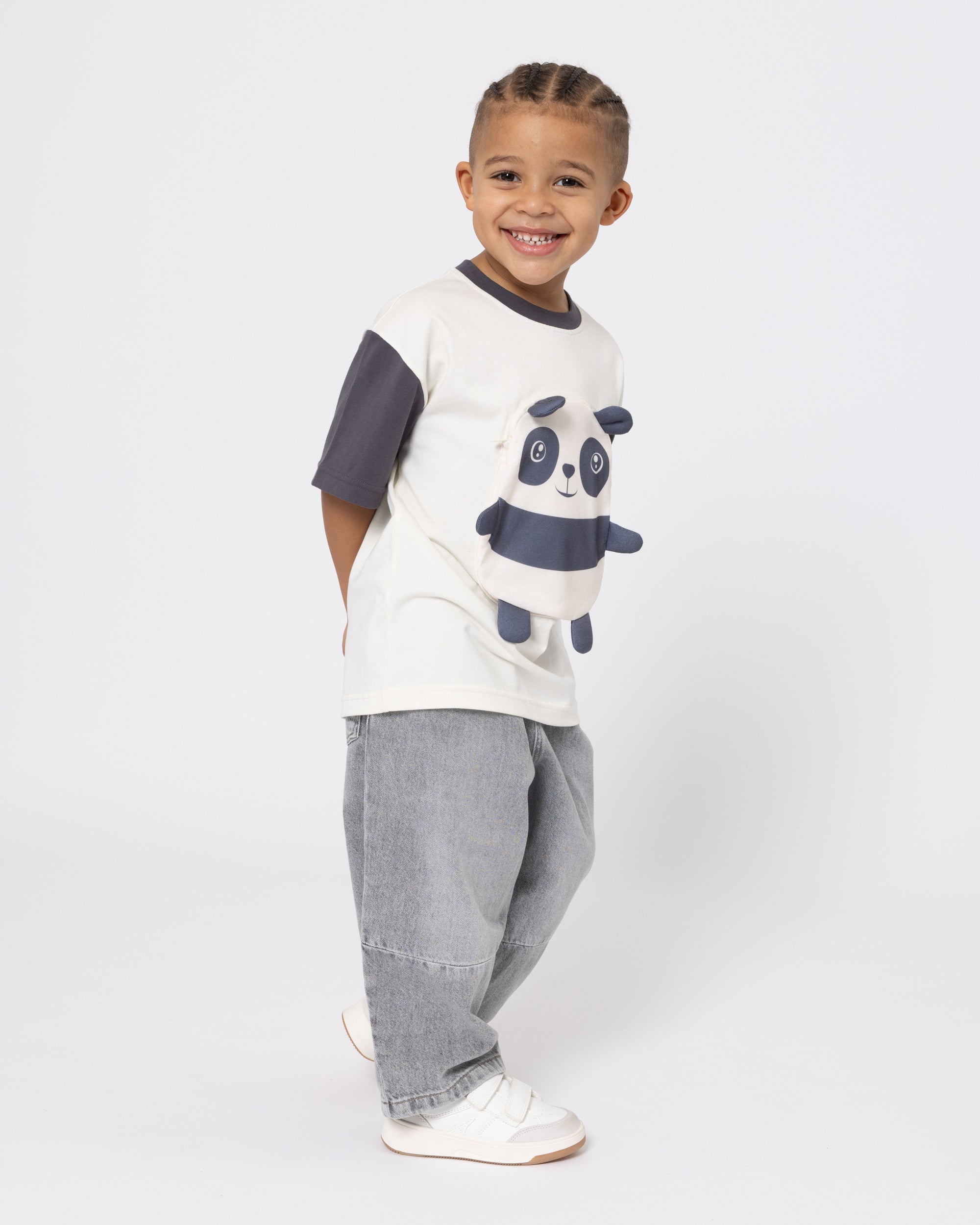 Snuggz Panda Zip Pocket Pal T-Shirt