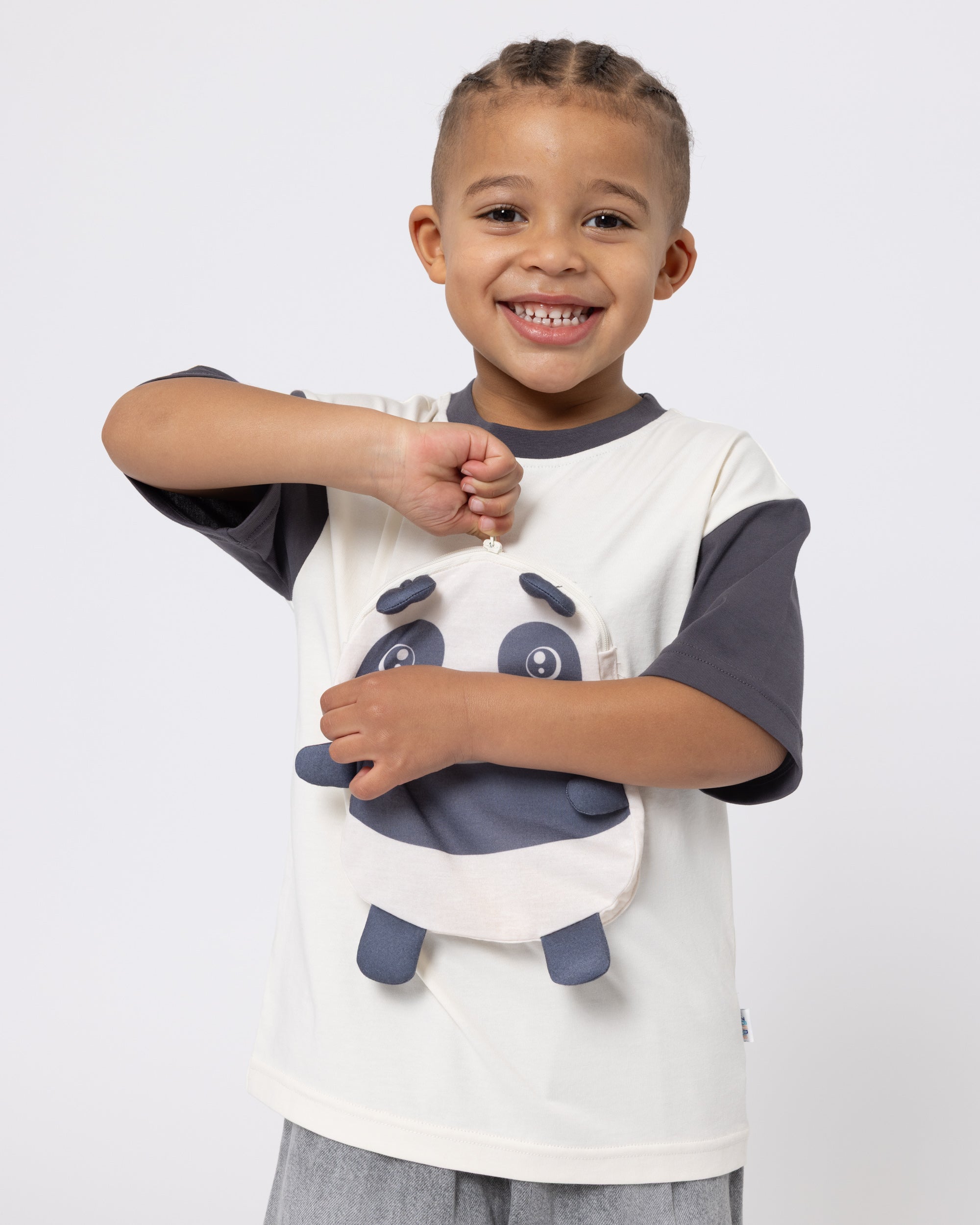 Snuggz Panda Zip Pocket Pal T-Shirt