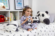 Snuggz Panda PJ Set with Plush Bag