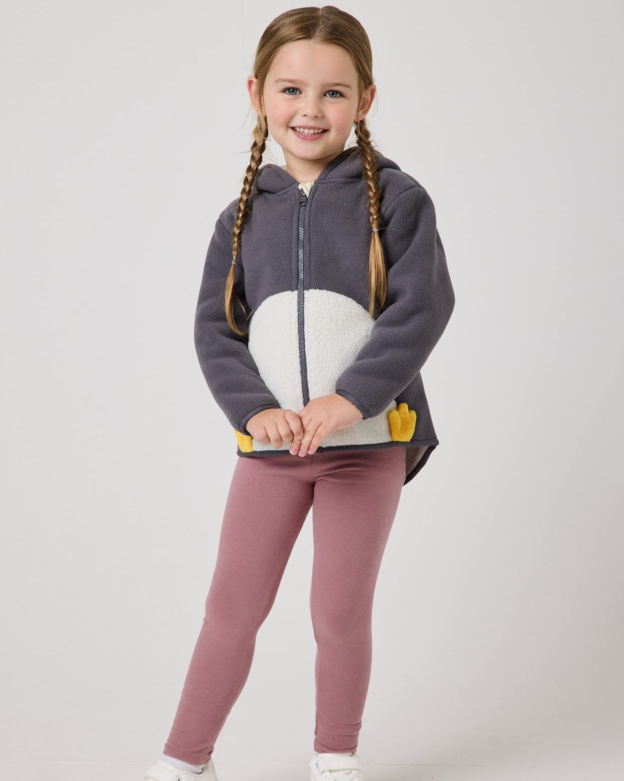 Snuggz Kids Penguin Zip Fleece Jacket
