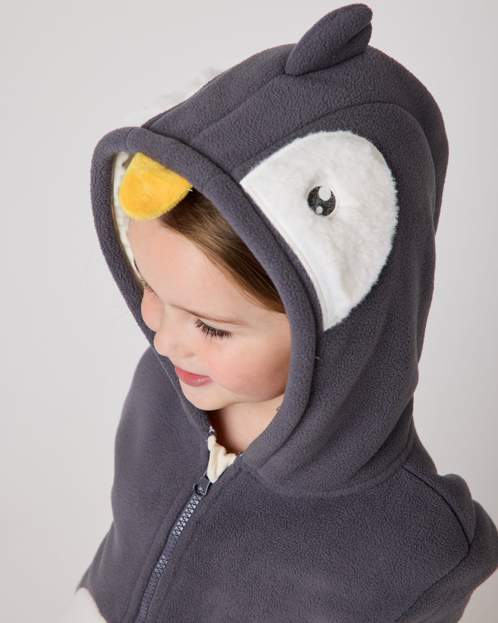 Snuggz Kids Penguin Zip Fleece Jacket