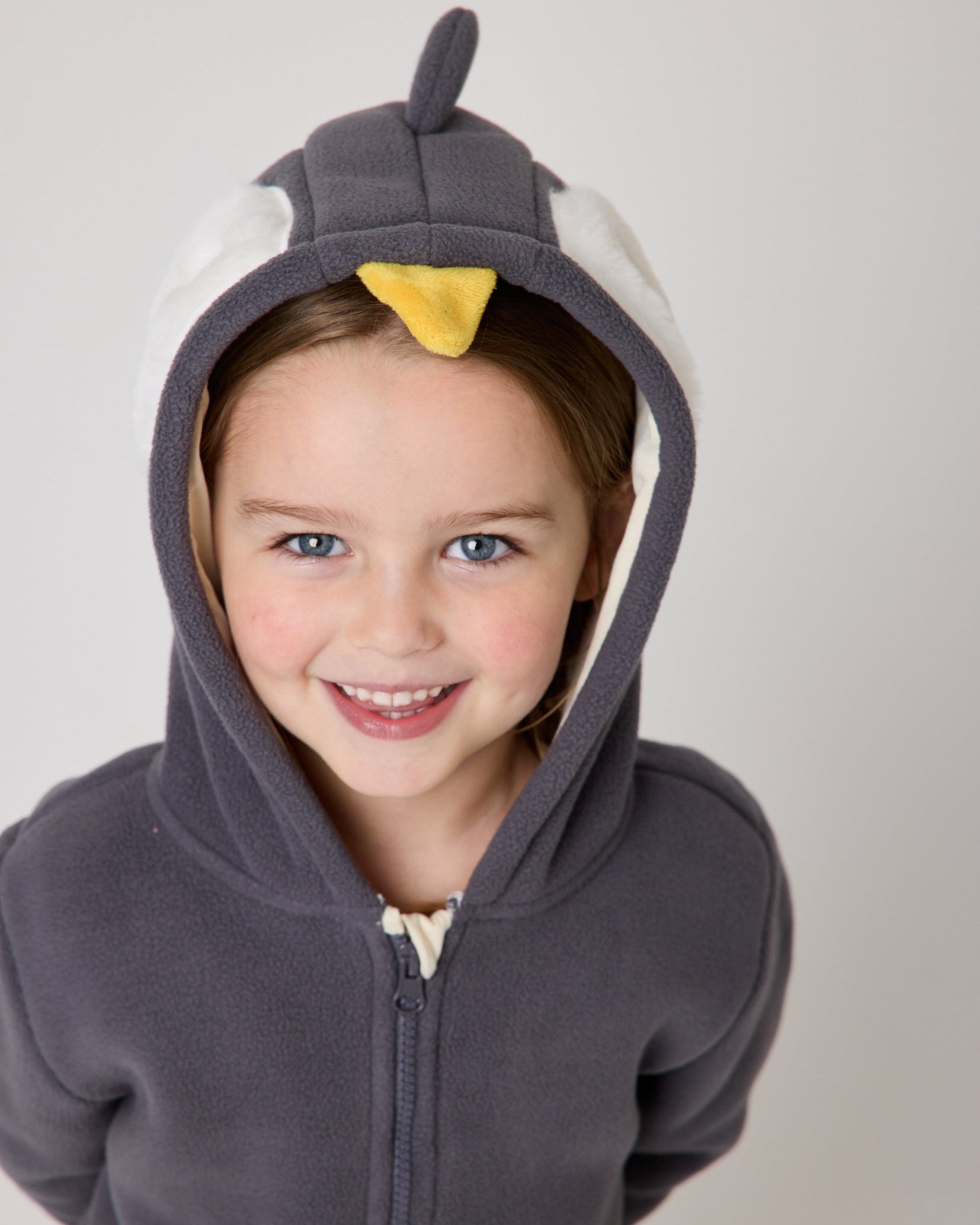 Snuggz Kids Penguin Zip Fleece Jacket