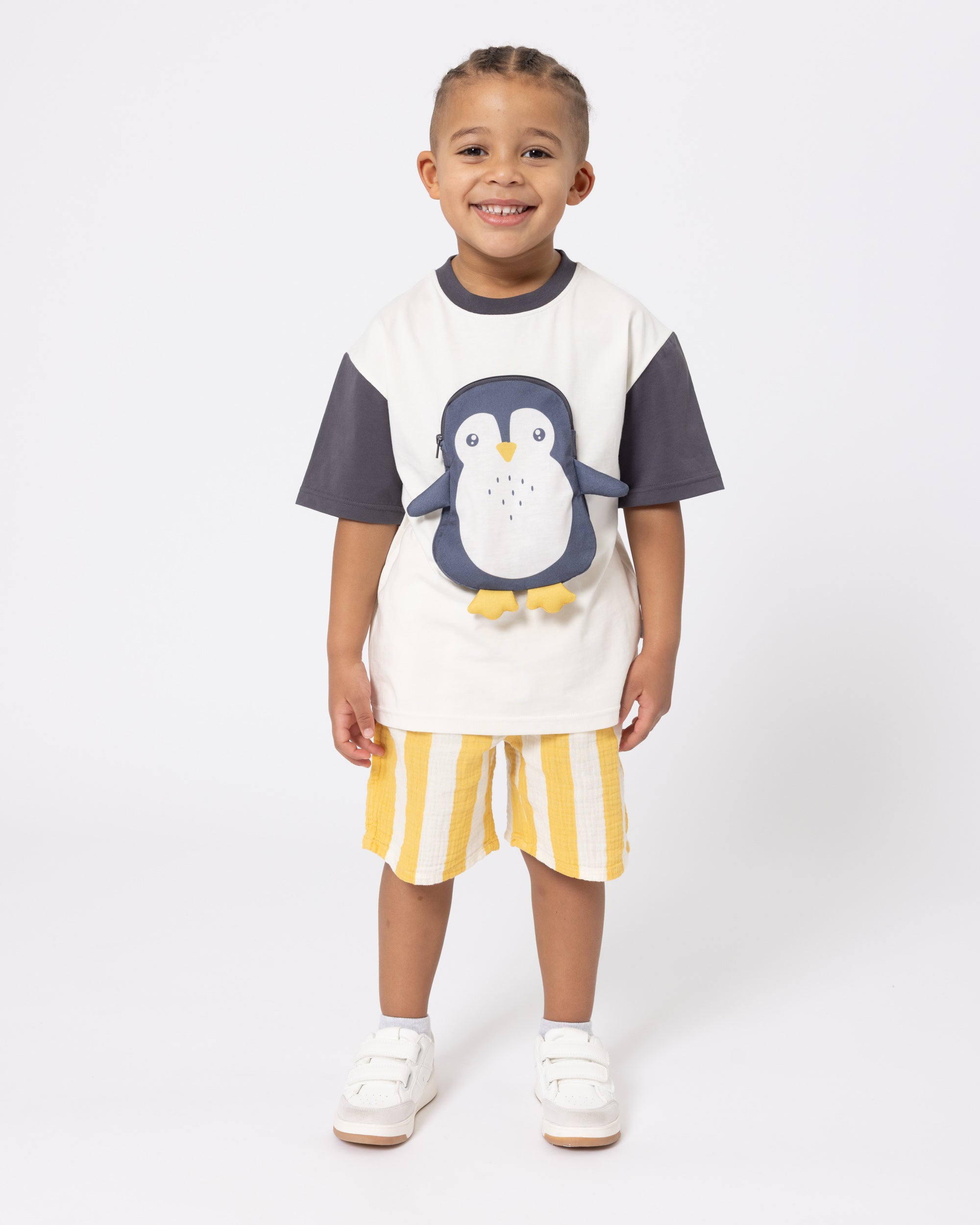 Snuggz Penguin Zip Pocket Pal T-Shirt