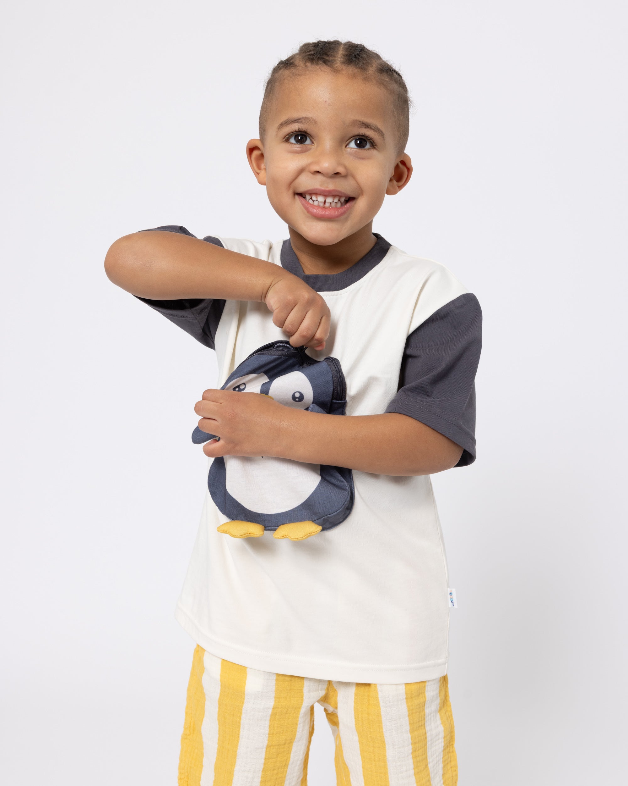 Snuggz Penguin Zip Pocket Pal T-Shirt