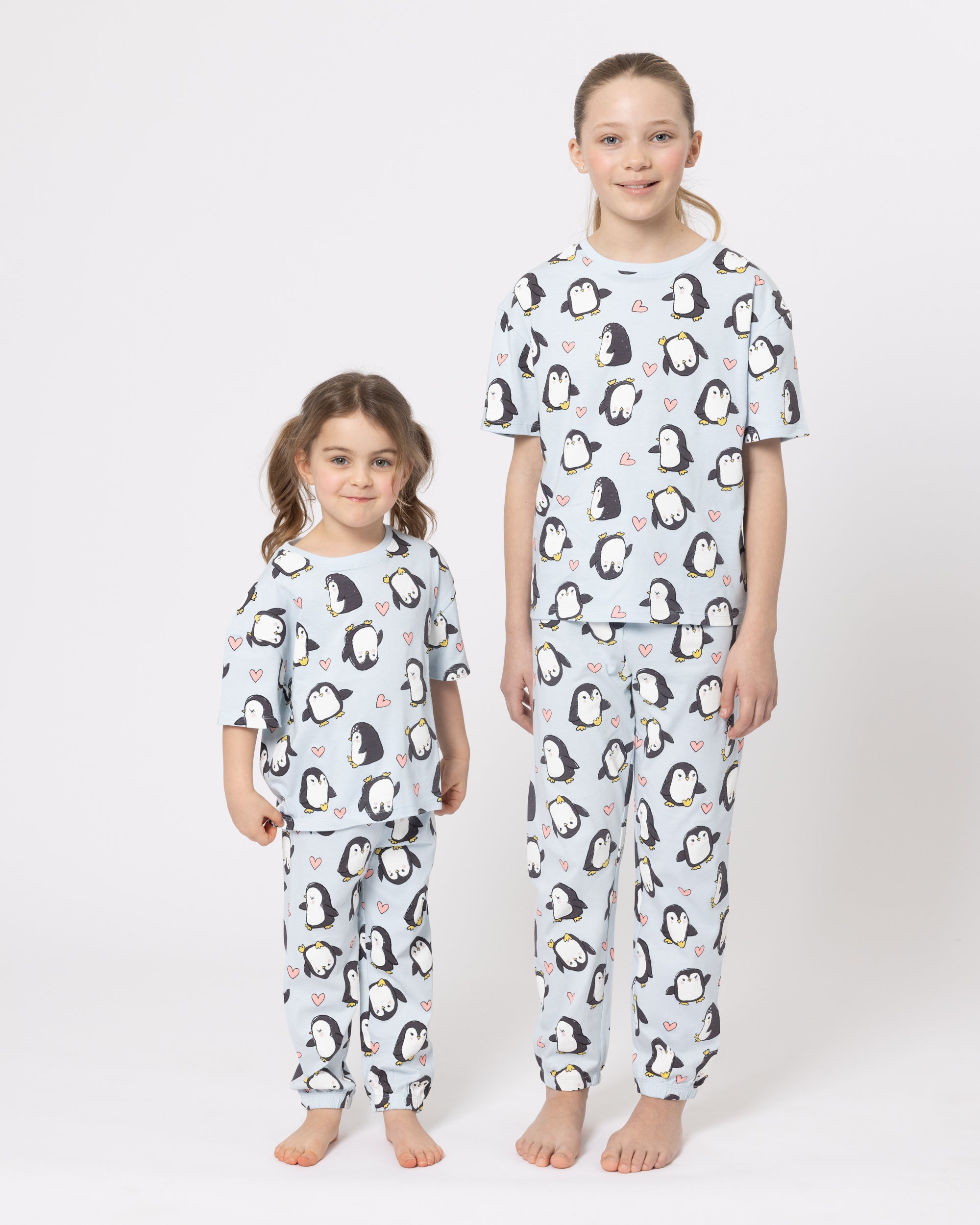 Snuggz Penguin PJ Set with Plush Bag Unisex